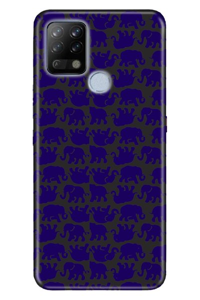 TECNO Pova Case Silicone Moderna Patterned Elephants Compatible