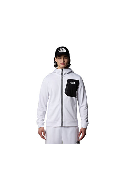 THE NORTH FACE Men's Casual White Jacket - m Ma Fz Fleece, Nf0A893Qla91