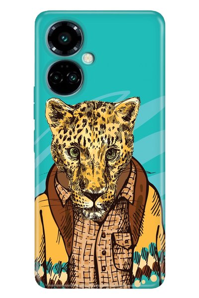 TECNO Camon 19 Pro Case Modern Design Silicone Patterned Cheetah