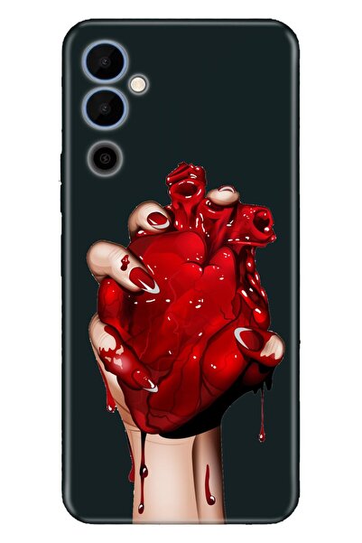 TECNO Pova Neo 2 Kılıf Silikon Desenli Resimli Uv Kapak Kanlı Kalp