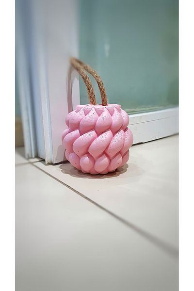 N NOXXO Dop de beton roz - Auger decorativ, opritor și suport pentru ușă