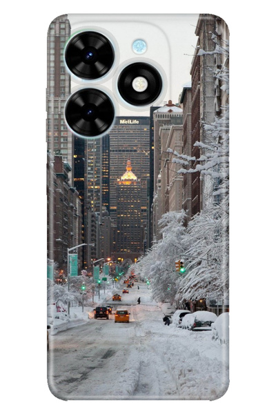 TECNO Spark Go 2024 Compatible Case Pictorial Printed Nano Silicone Winter Ne...
