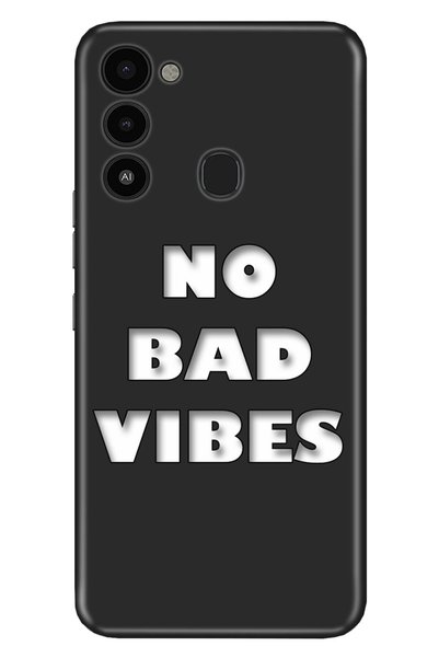 TECNO Spark 8C Case Silicone Moderna Patterned No Bad Vibes