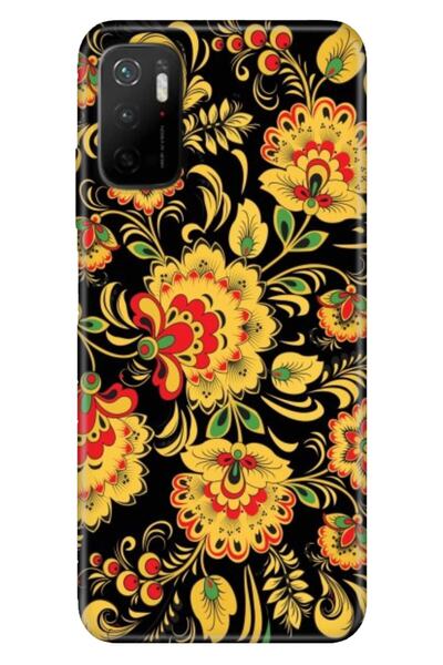 Cekuonline حافظة هاتف Xiaomi Redmi Note 10 5G من السيليكون Tioserisi Khokhloma