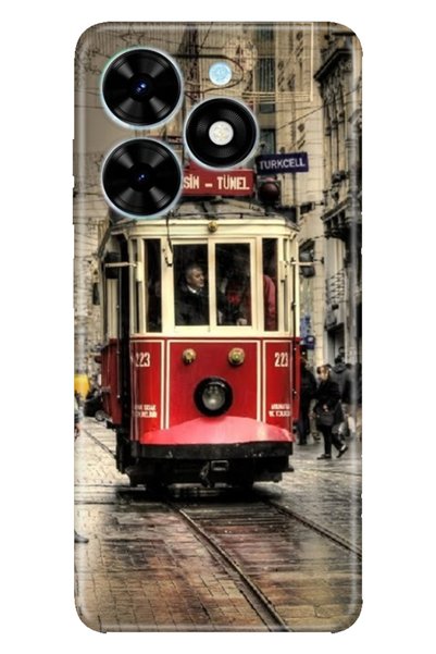 TECNO Spark Go 2024 Compatible Case Pictorial Printed Nano Silicone İstiklal ...