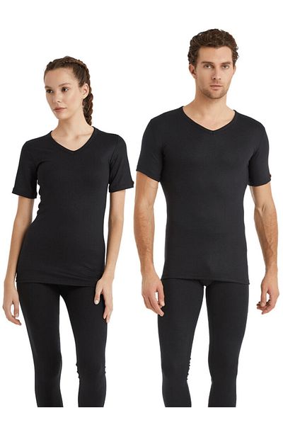 Blackspade Unisex κοντομάνικο θερμικό μπλουζάκι με λαιμόκοψη V 2. Επίπεδο
