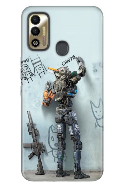 TECNO Spark 7t Compatible Case Tioserisi Illustrated Silicone Chappie