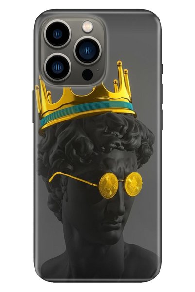 Cekuonline iPhone 14 Pro Max Case Silicone Moderna Illustrated Patterned Cool...