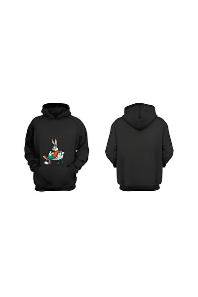 BBS "باغز باني" سويت شيرت سميك بطبعة 3 خيوط