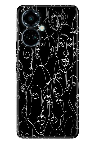TECNO Camon 19 Pro Case Modern Design Silicone Patterned Face