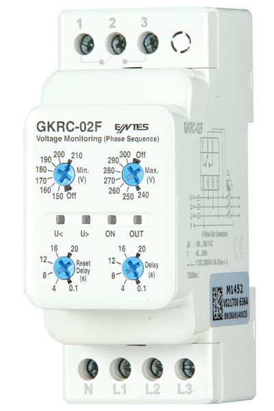 ENTES M3958 Gkrc-02f مرحل حماية الجهد