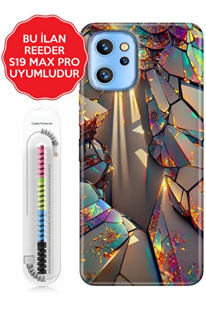 Reeder S19 Max / Pro/ Pro S/ Pro S Zoom / Pro S Edge Kılıf Resimli Silikon Ka...