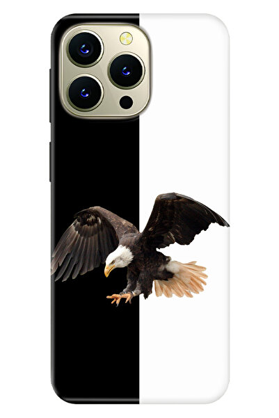 HİKİNG A43 - A48 Kılıf Hıkıng A43-a48 Telefon Kılıfı Baskılı Siyah Beyaz Parçalı