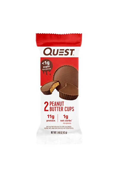 QUEST NUTRITION أكواب زبدة الفول السوداني، زبدة الفول السوداني، 1 بار
