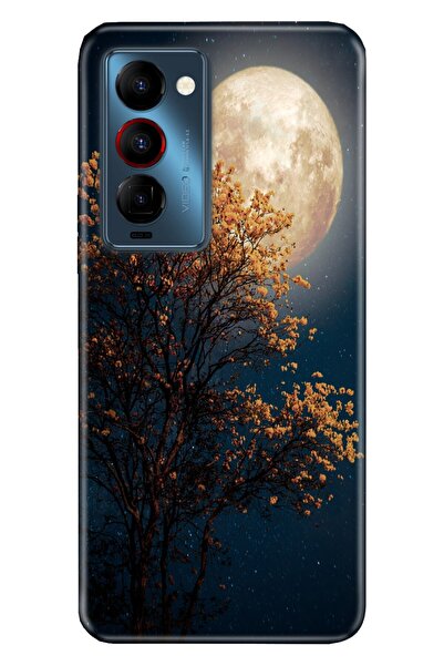 TECNO Camon 18 Uyumlu Premier Kılıf Silikon Moderna Desenli Dolunay