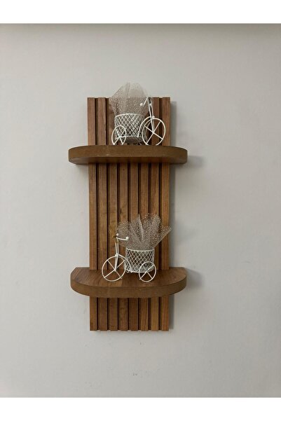 woodyart Fold Safir Meşe Duvar Rafı 45x22 cm