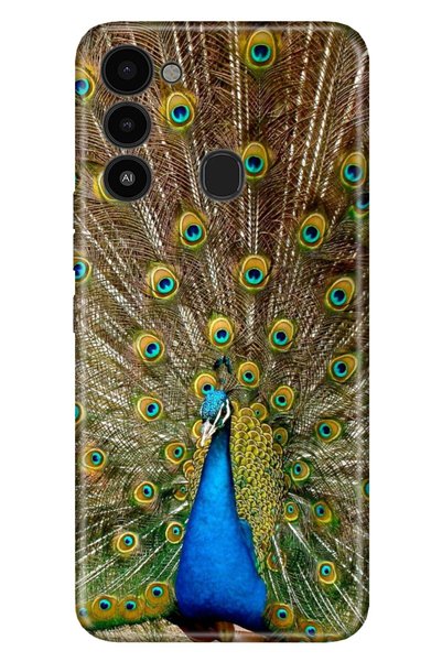 TECNO Spark 8C Case Silicone Moderna Patterned Peacock