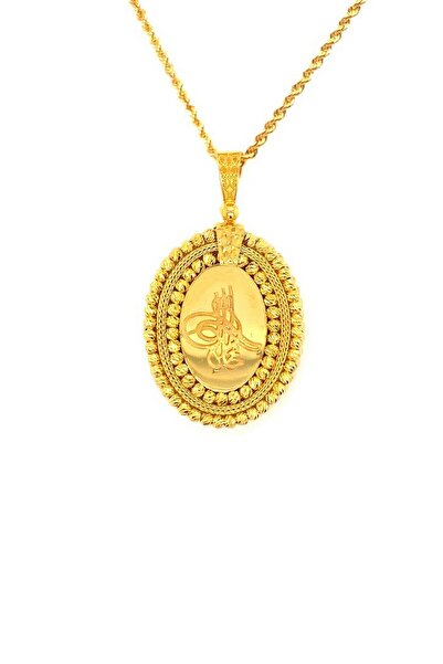 ZÜMRÜT SARRAF 8 Ayar Altın Tuğralı Kolye Ucu