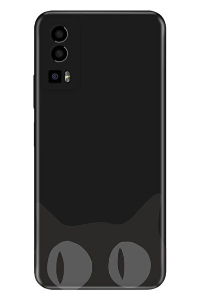 General Mobile Gm 23 - Gm 23 Se Kılıf Silikon Desenli Resimli Şaşkın Kedi