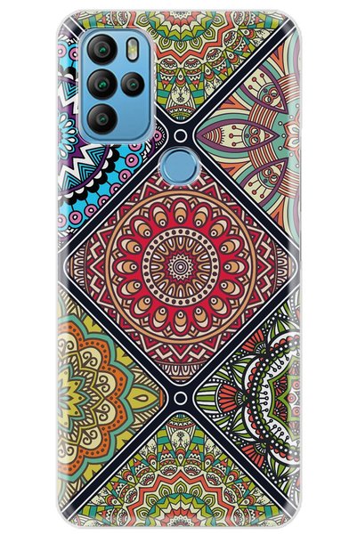 General Mobile Gm 21 Pro Case 0.4mm Laser Cut Silicone Cover Mvp Mandala