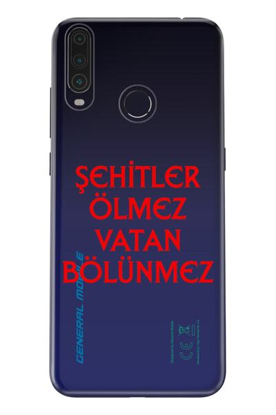 General Mobile جراب Gm 20 Pro بغطاء سيليكون مقطوع بالليزر بسمك 0.4 مم