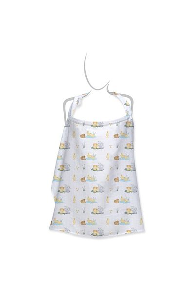 DEUX LAPINS 100% Cotton Muslin Baby Nursing Front - Baby Duck Pattern Petits Canetons
