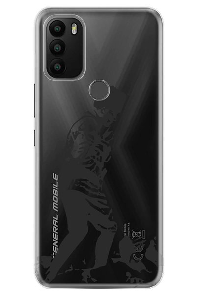 General Mobile Gm 21 Compatible Plus Case 0.4 mm Laser Cut Silicone Cover Atam