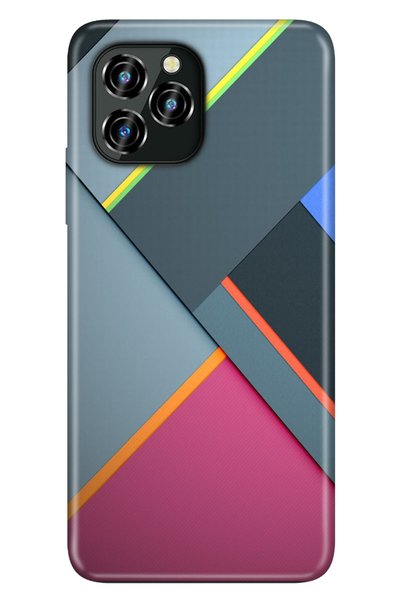 oukitel C21 Pro Case Silicone Patterned Illustrated Uv Cover 6D Colors