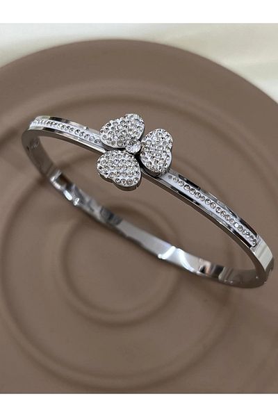 YASİN TOPÇU Steel Silver Bracelet