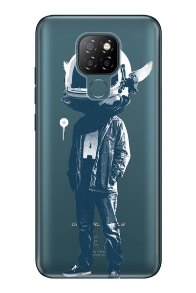 General Mobile Gm 20 Compatible Case 0.4mm Laser Cut Silicone Cover Coolboy