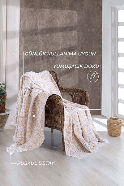 Elart Harmony Pike Комплект 4 сезони Двоспальний (220x240 см) Кориця