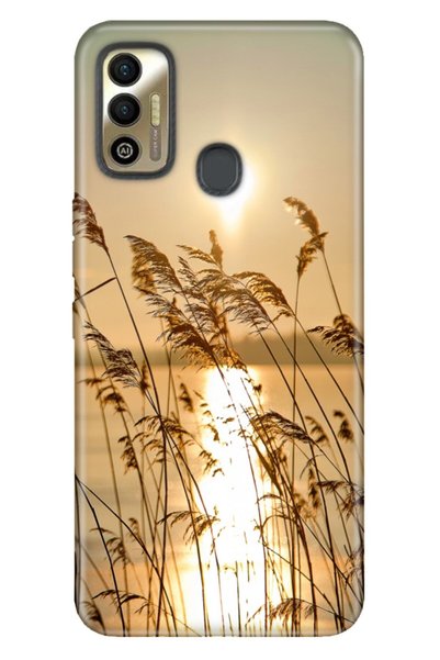 TECNO Spark 7t Compatible Case Tioserisi Illustrated Silicone Sunset 90