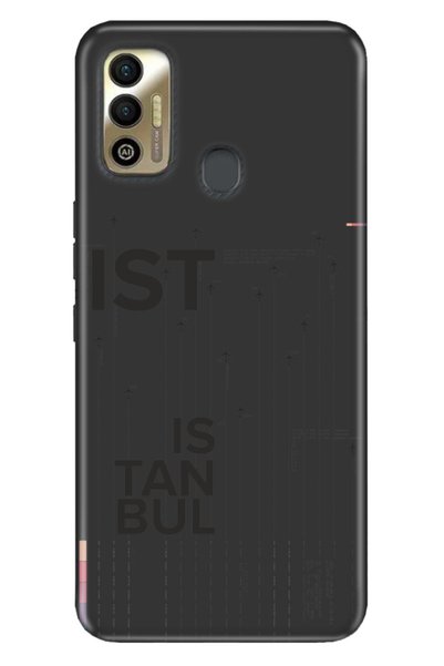 TECNO Spark 7t Compatible Case Tioserisi Illustrated Silicone Istanbul Fly