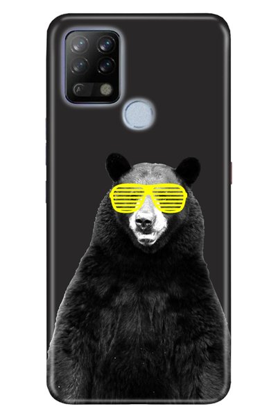 TECNO Pova Compatible Case Silicone Moderna Patterned Kanye Bear