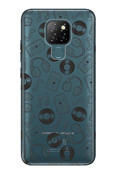 General Mobile Gm 20 Compatible Case 0.4mm Laser Cut Silicone Cover Cassette