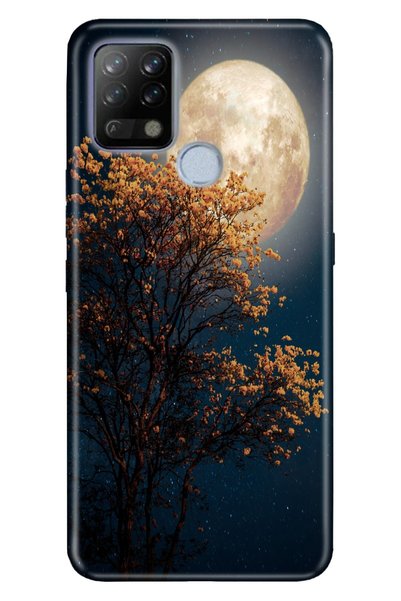 TECNO Pova Compatible Case Silicone Moderna Patterned Full Moon