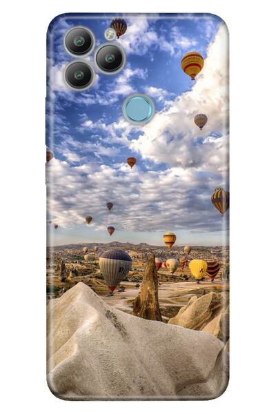 General Mobile Gm 22 / Gm 22s Kılıf 0.4mm Lazer Kesim Silikon Kapak Ürgüp Kap...