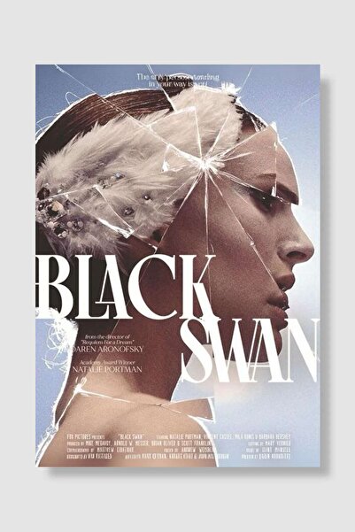 Mudi Store Siyah Kuğu - Black Swan Film Poster Çerçevesiz Yüksek Kalite Film Afiş Duvar Poster