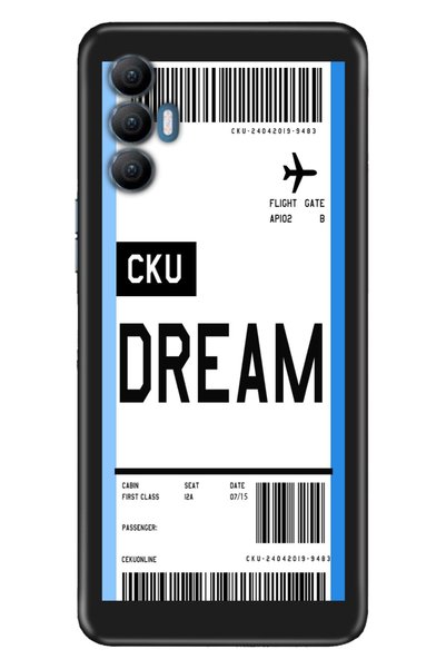 TECNO Spark 8 Pro Case Silicone Tioserisi Patterned Illustrated - Dream Airpl...