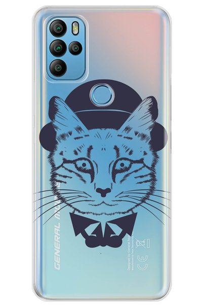 General Mobile Gm 21 Pro Case 0.4mm Laser Cut Silicone Cover Dr.Cat