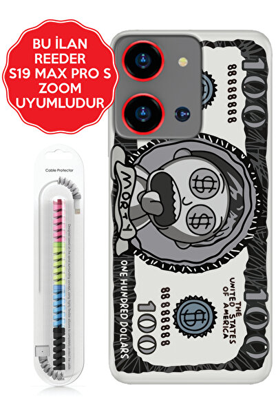 Reeder S19 Max / Pro/ Pro S/ Pro S Zoom / Pro S Edge Kılıf Figürlü Silikon 10...