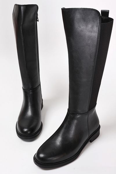 Liza Shoes Дамски ботуши Emma с ластик за гръб A003-K801