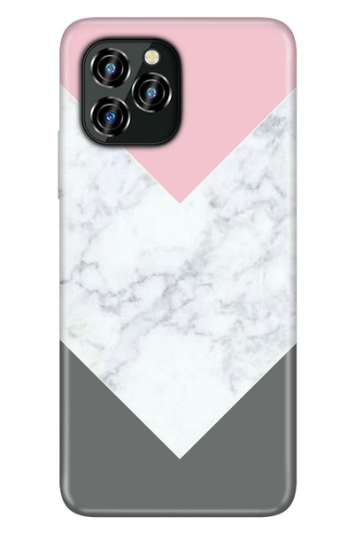 oukitel جراب C21 Pro مصنوع من السيليكون وغطاء للأشعة فوق البنفسجية باللون الأ...