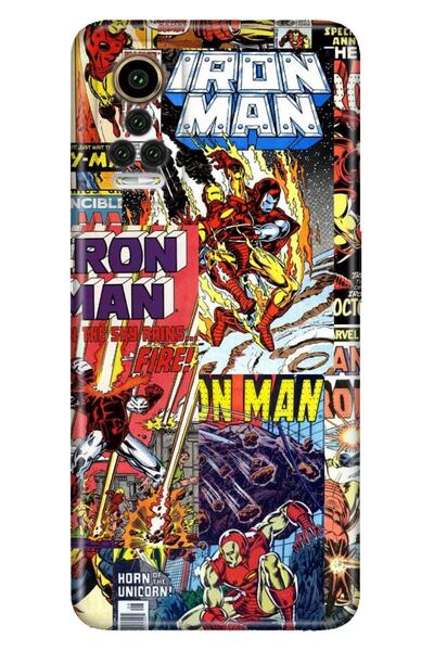 General Mobile Gm 22 Pro Compatible Case 0.4mm Laser Cut Silicone Cover Comics