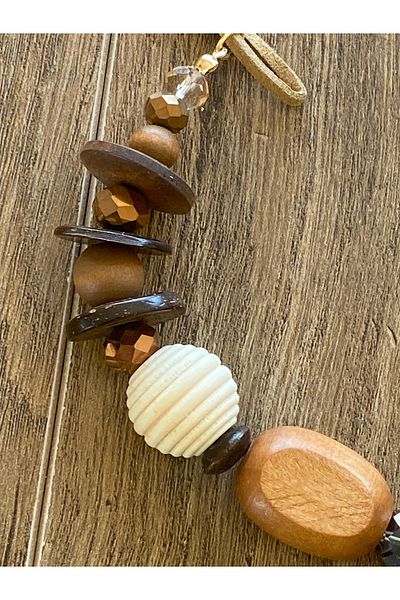 Store Wooden Bead Retro Necklace