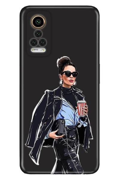 General Mobile Gm 22 Pro Case 0.4mm Laser Cut Silicone Cover Fashion Icon