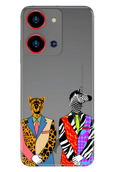 Cekuonline S19 Max Pro S Zoom Case Pictorial Printed Nano Silicone Zebra Tige...