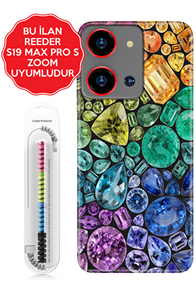 Reeder S19 Max / Pro/ Pro S/ Pro S Zoom / Pro S Edge Kılıf Figürlü Silikon El...
