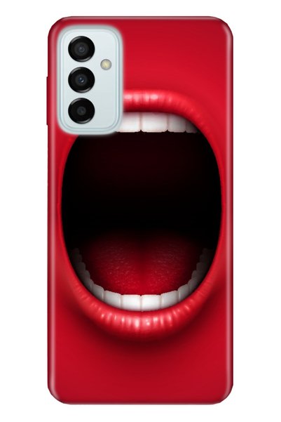 Cekuonline Samsung Galaxy M23 Compatible Case 0.4mm Laser Cut Silicone Cover ...