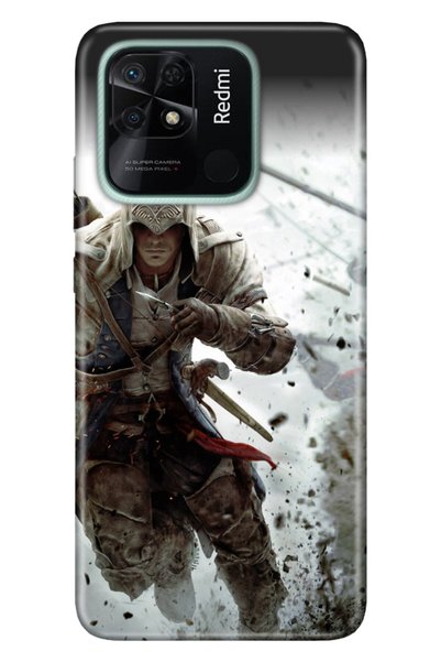 Cekuonline Xiaomi Redmi 10C Case Silicone Tioserisi Patterned Illustrated - C...